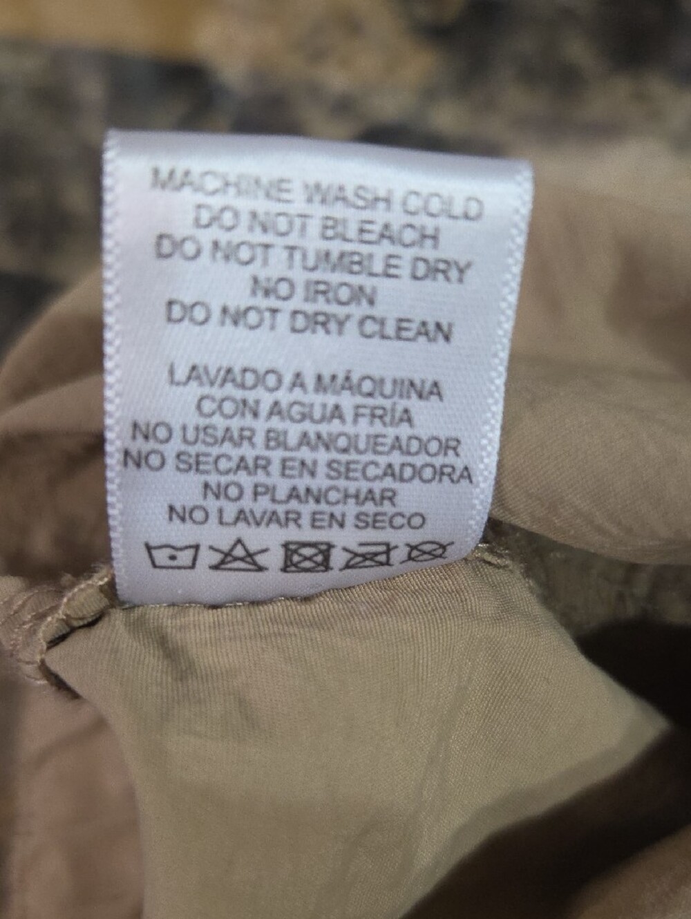 Love Tree Tan Maxi Skirt with Pockets - Picture 5 of 5
